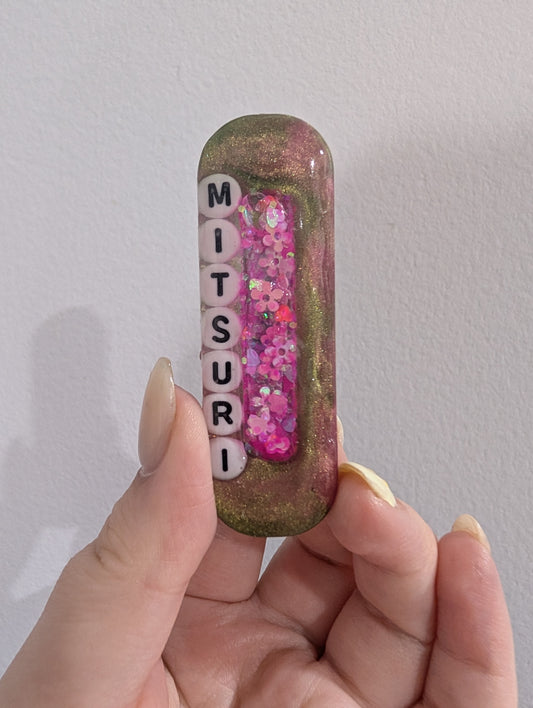 Mitsuri Inspired Shaker Hair Clip
